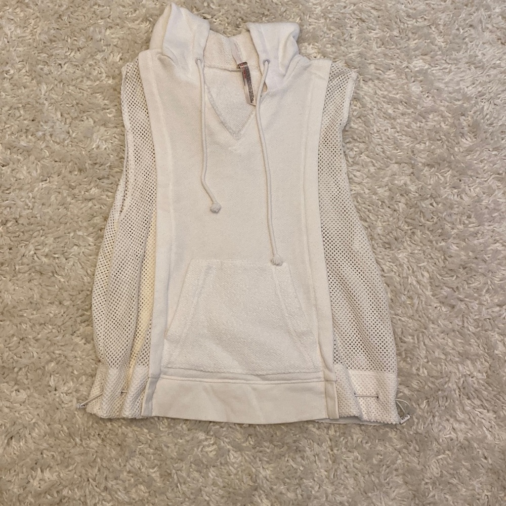Free people hoodie vest